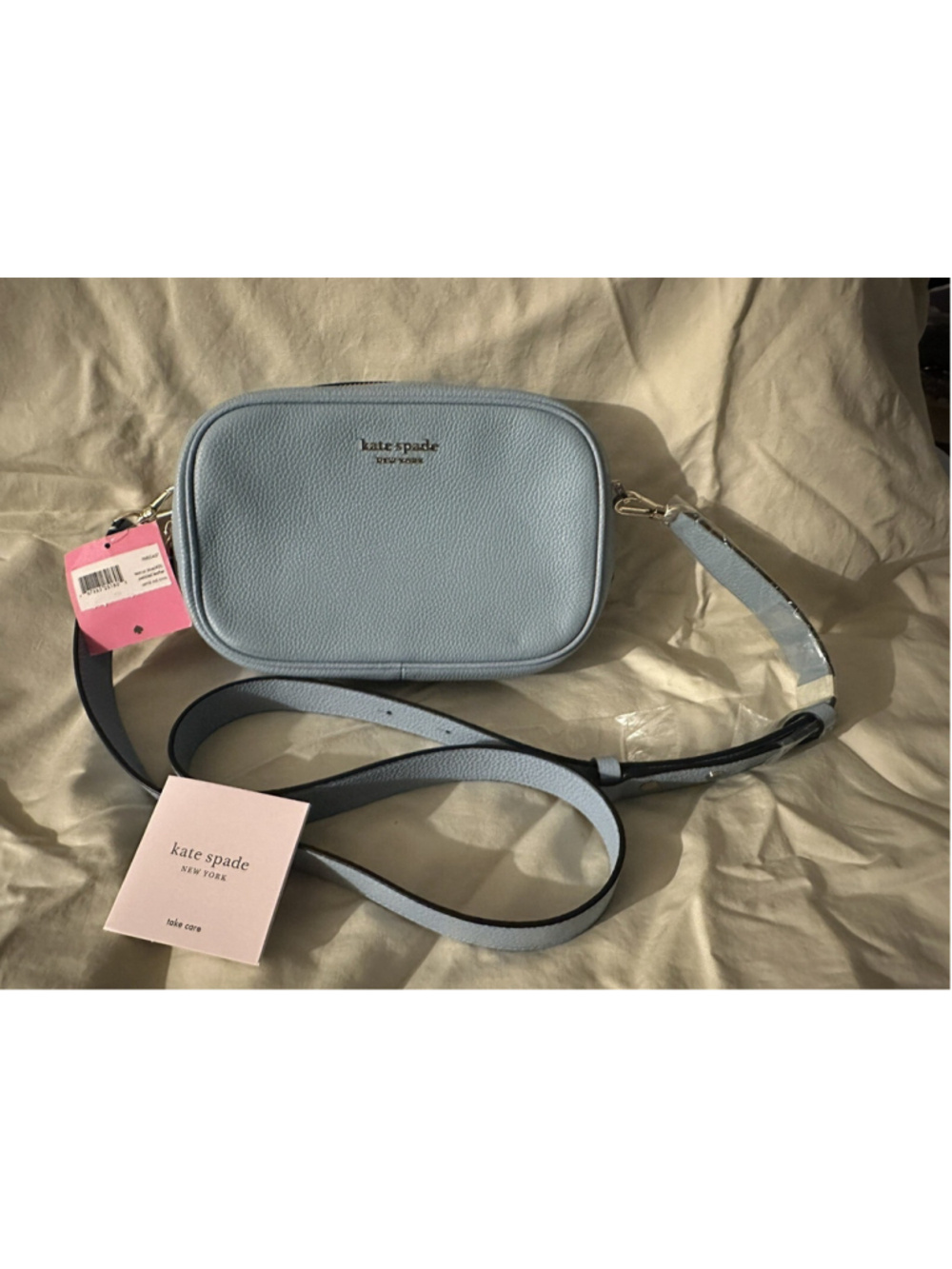 NWT Kate Spade Teacup Blue Mid Camera Bag